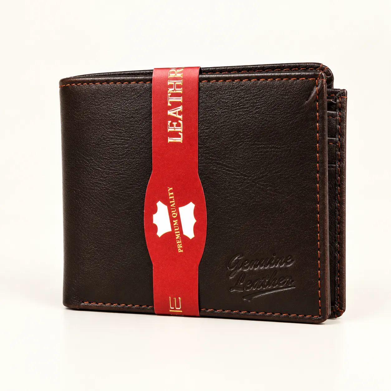 Genuine Leather Money Clip Wallet with Slide-Out Card Case - view 3